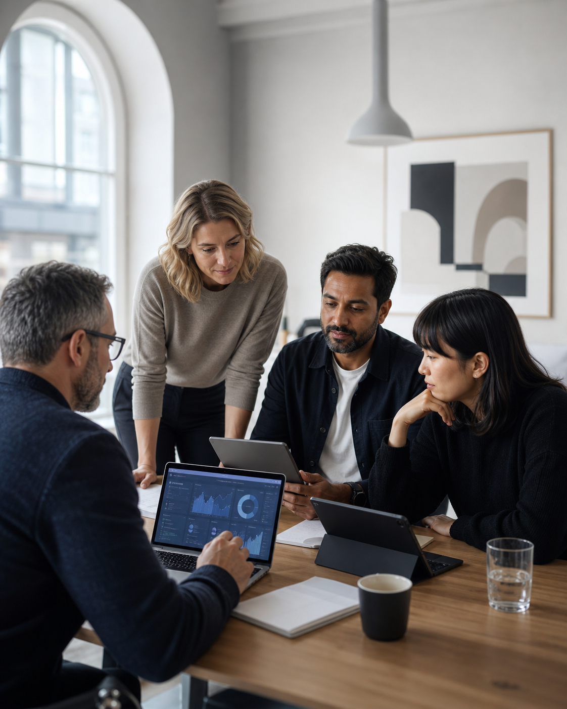 Sosto team collaborating on a software project